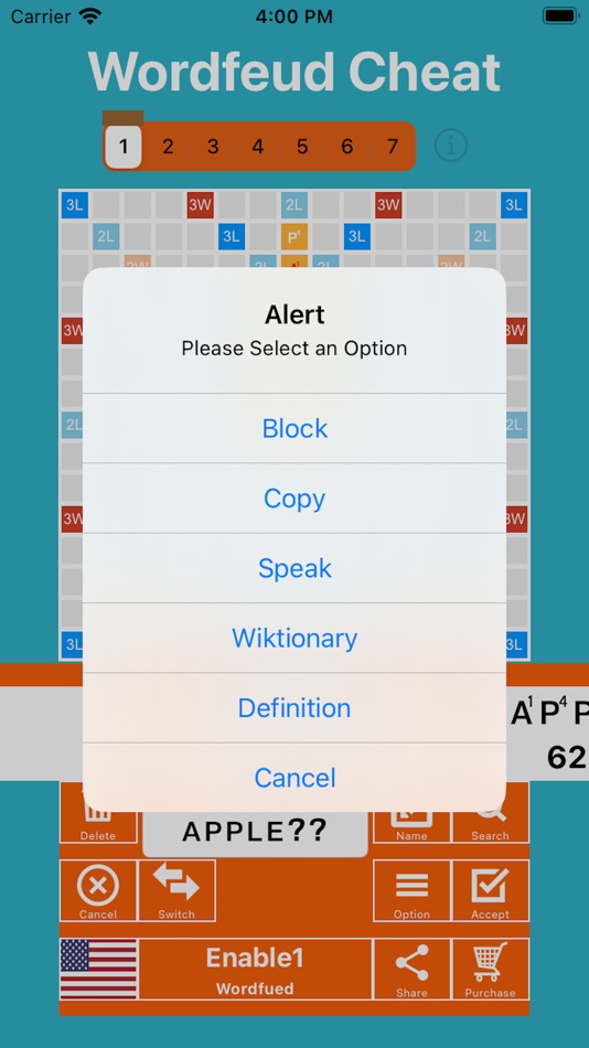 #3. WordFeud Cheat & Helper (iOS) 由: Mohit Singi