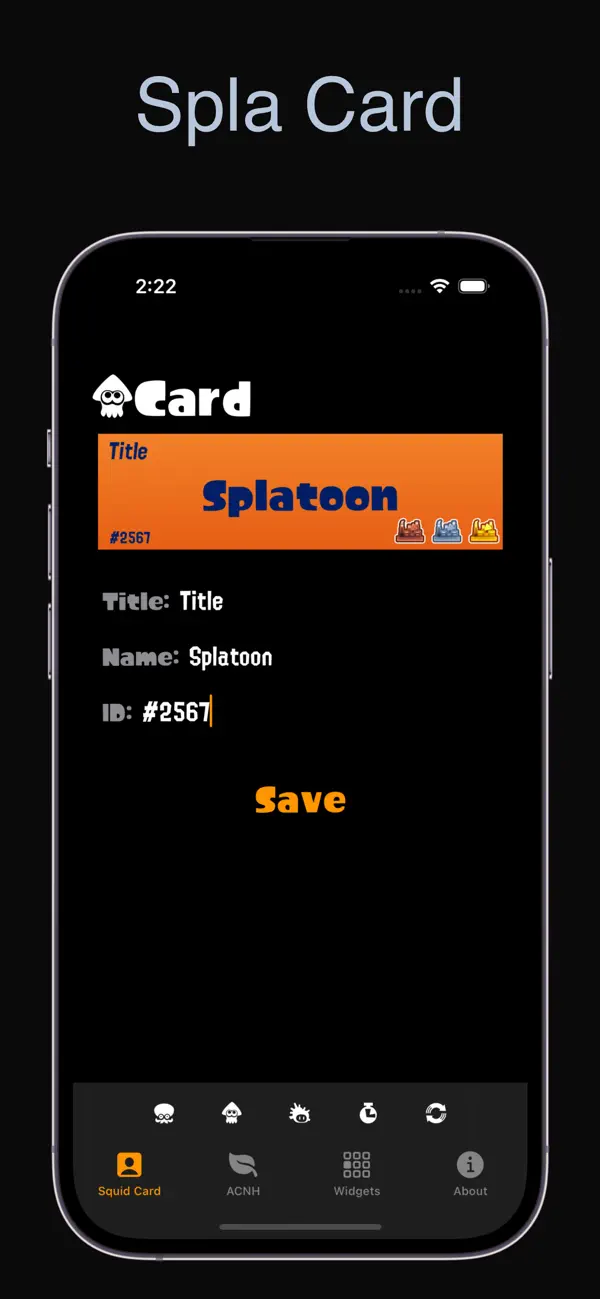 #1. Squid Card (iOS) Ved: 紫晴 王