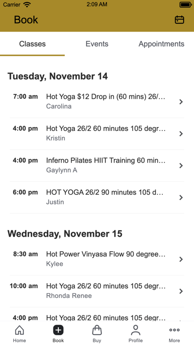 Coachella Yoga Screenshot