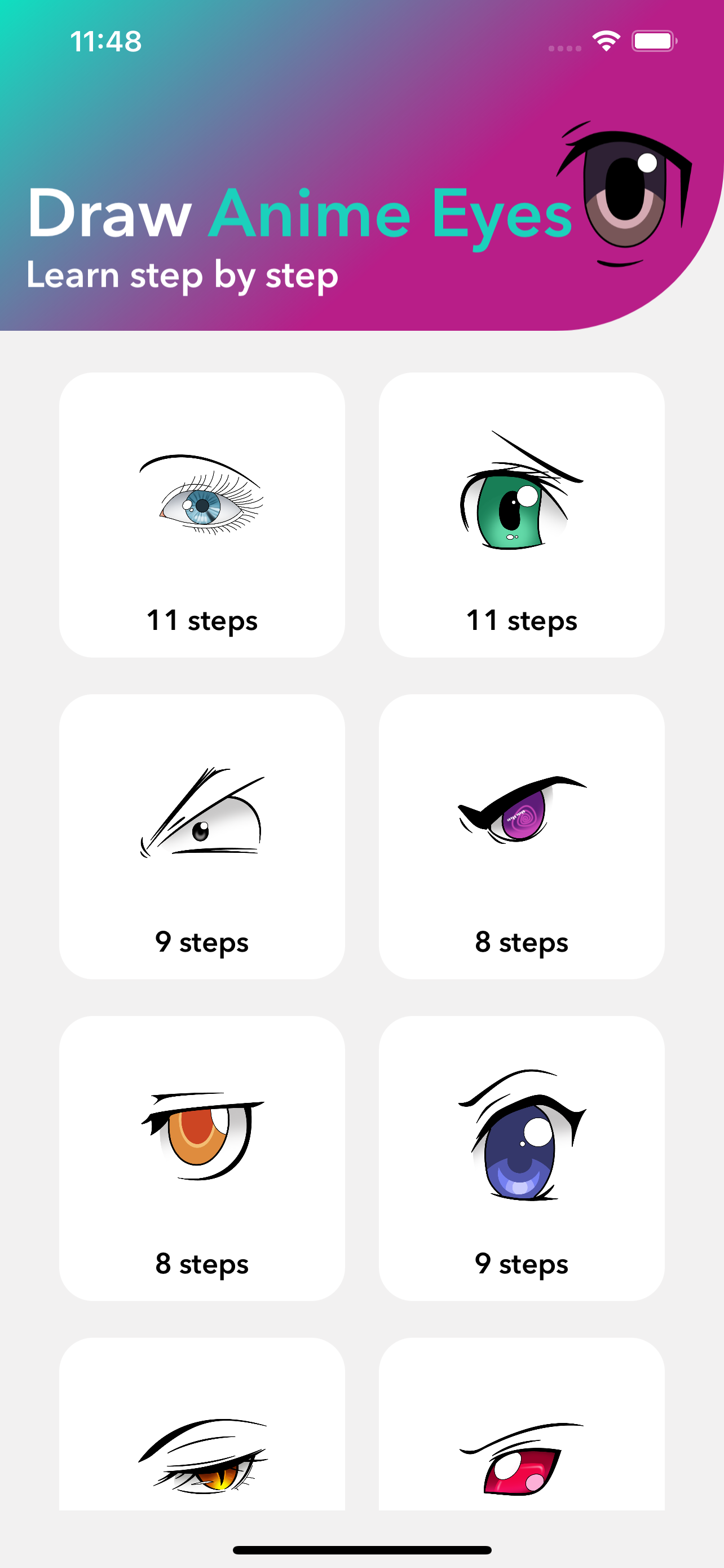 How to Draw Anime Eyes ٭