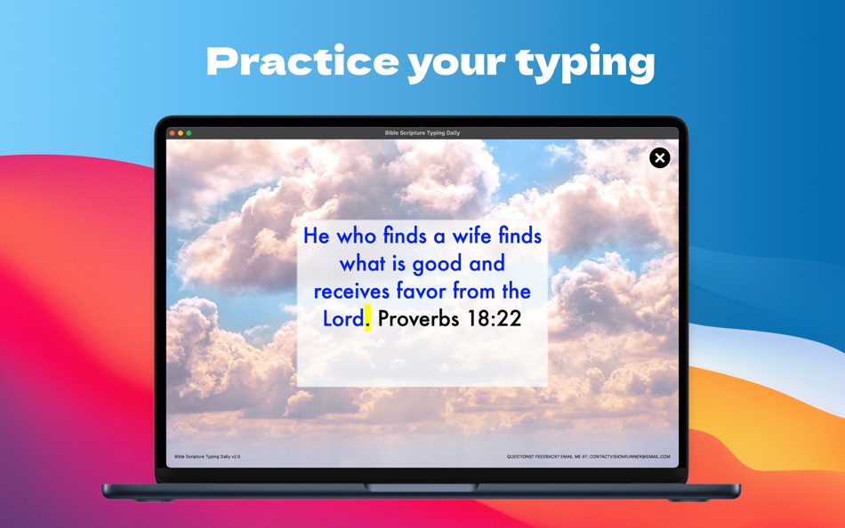 #4. Bible Scripture Typing Daily (macOS) 由: Vision Runner LLC