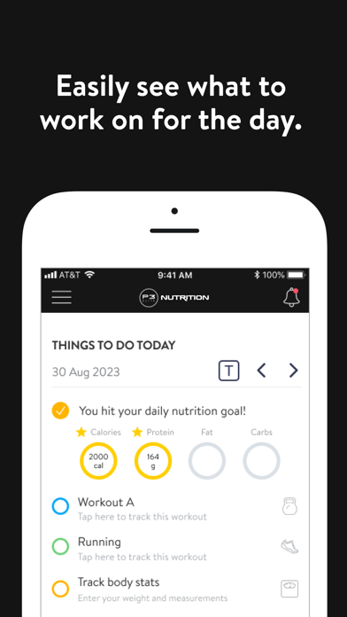 P3 NUTRITION Screenshot