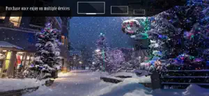 Christmas Snowfall! screenshot #2 for iPhone