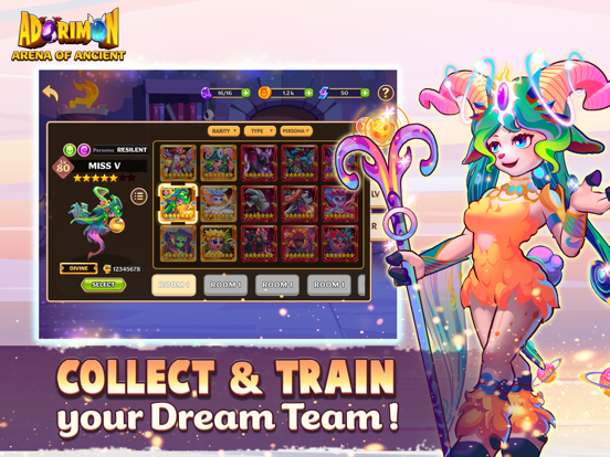 Adorimon: Arena of Ancient iPad screenshot 5 - Games app