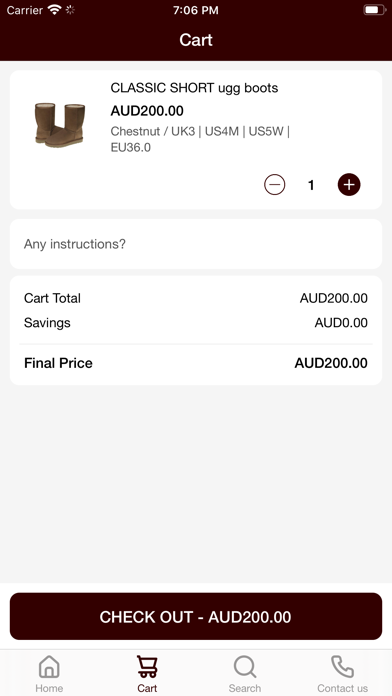 AUSTRALIAN UGG ORIGINAL AU Screenshot