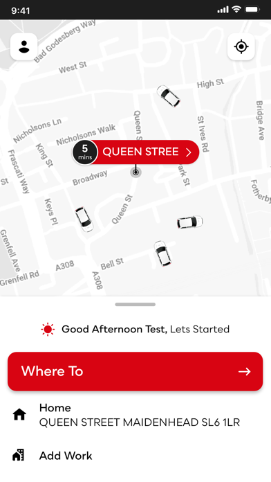 OnTime Cars. Screenshot