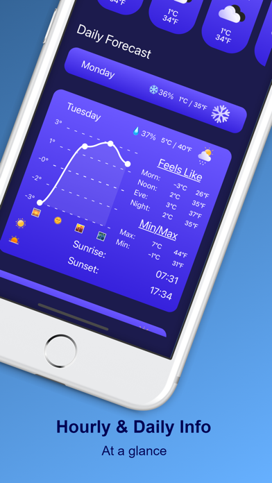 DualTemp Weather Screenshot