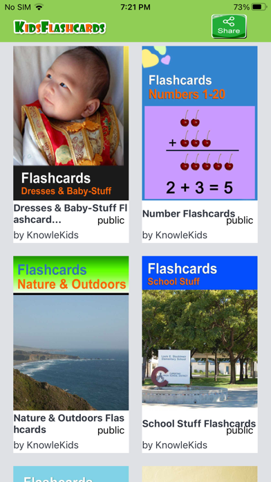 KnowleKids Flashcards Screenshot