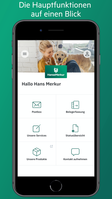 HanseMerkur ServiceApp Screenshot