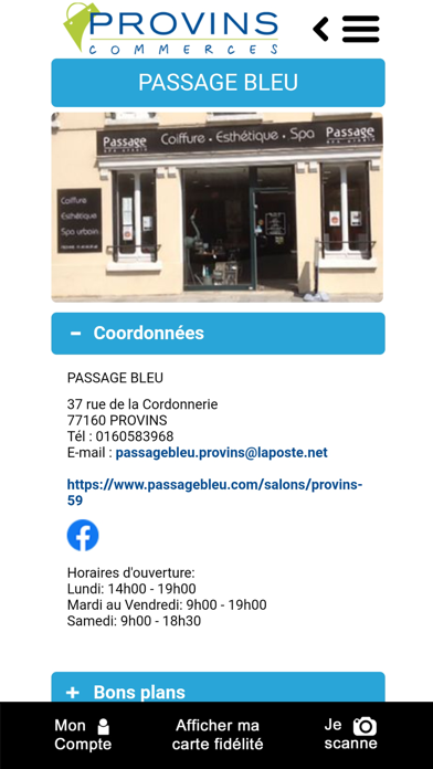 Screenshot #3 pour Provins Commerces