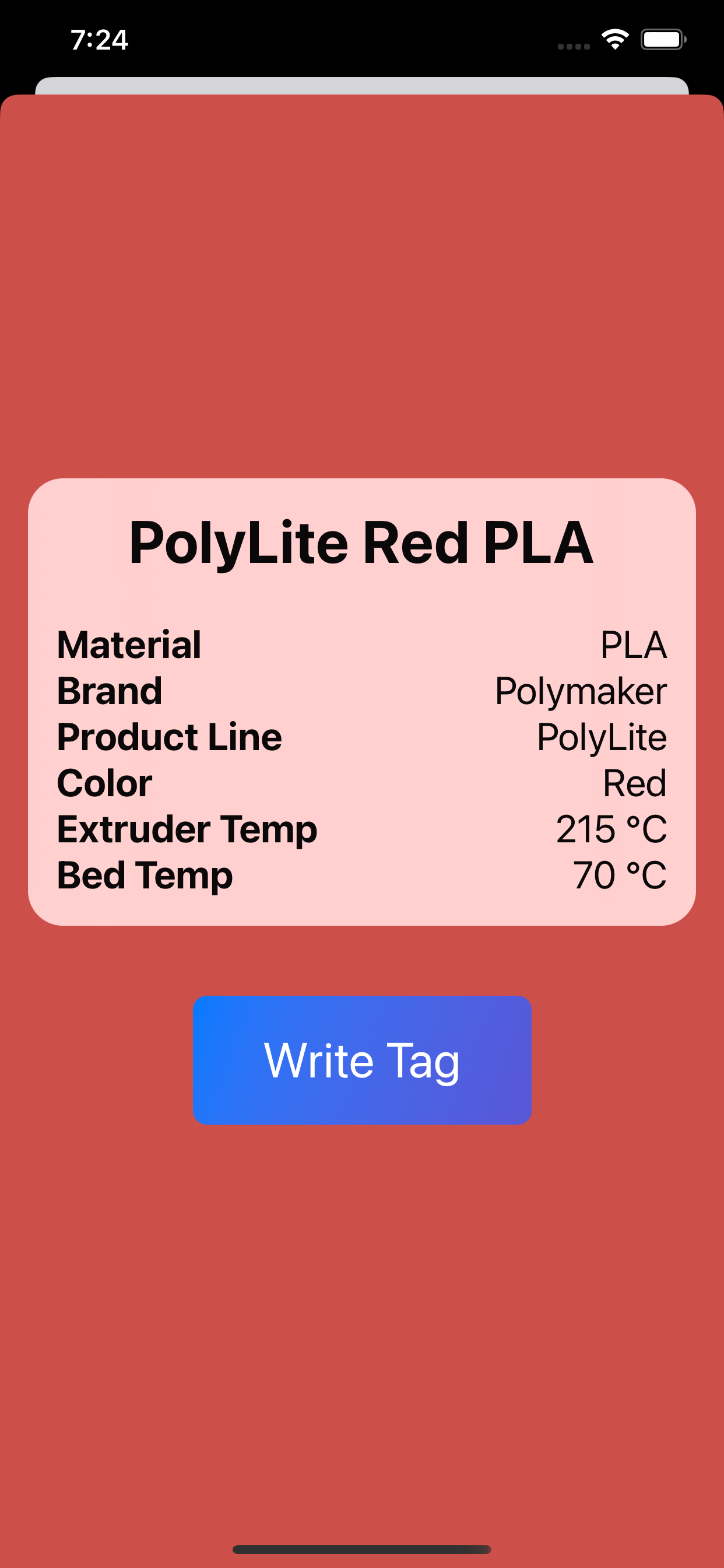 Filament Swatches