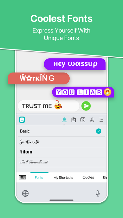 Bobble AI Keyboard Assistant Screenshot