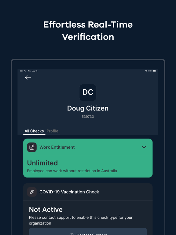Screenshot #6 pour CheckWorkRights