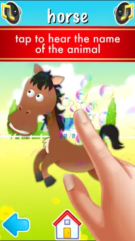 Game screenshot First Words Animals Flashcards apk