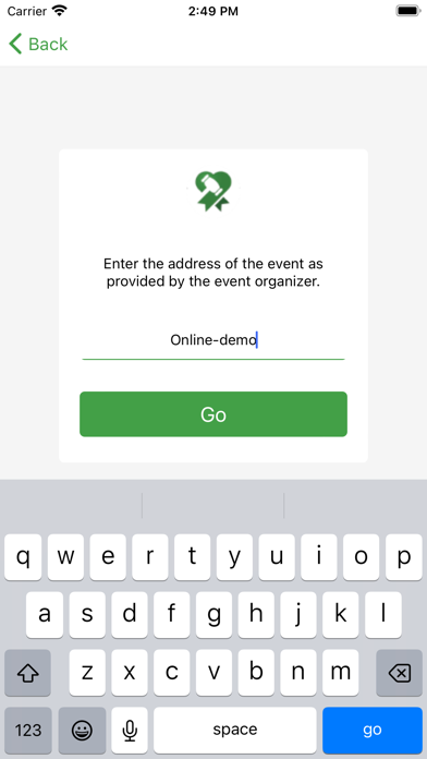 Auctria Mobile Bidding Screenshot