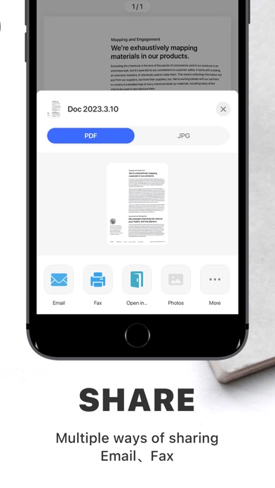 TinyScan - PDF scanner to scan multipage documents screenshot 2