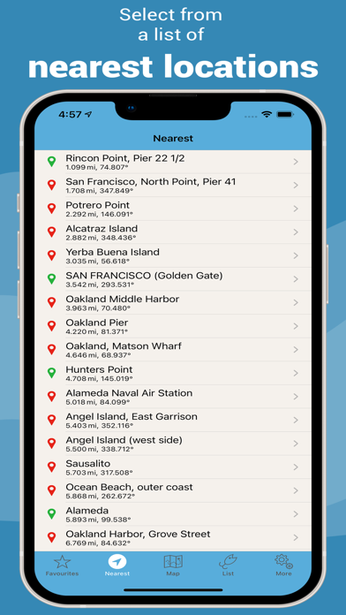 Tide Times USA - Tide Tables Screenshot