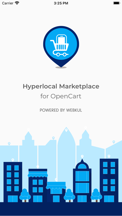 Opencart Hyperlocal App Screenshot
