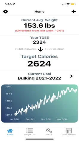 Game screenshot Adaptive TDEE Tracker - Fitmoh mod apk