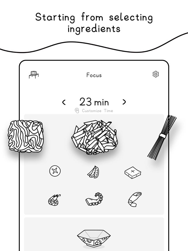 ‎Focus Noodles-Study timer Screenshot