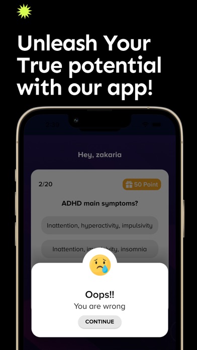 Quiz For ADHD Screenshot