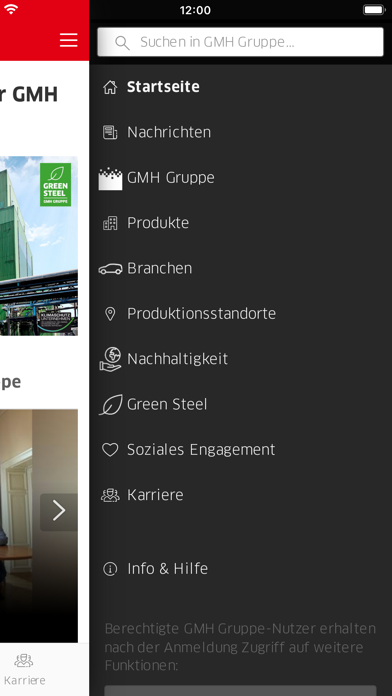 GMH Gruppe Screenshot