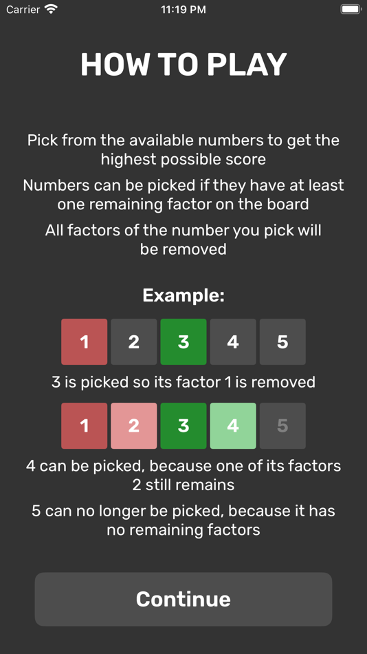 #4. Factor! (iOS) By: Samuel Gauck