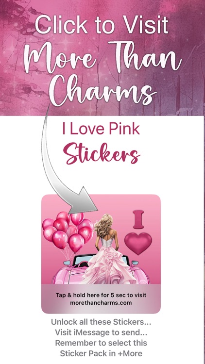 I Love Pink Stickers screenshot-6