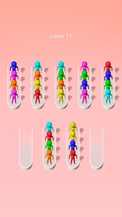 Crowd Sort: Color Sorting Game Screenshot