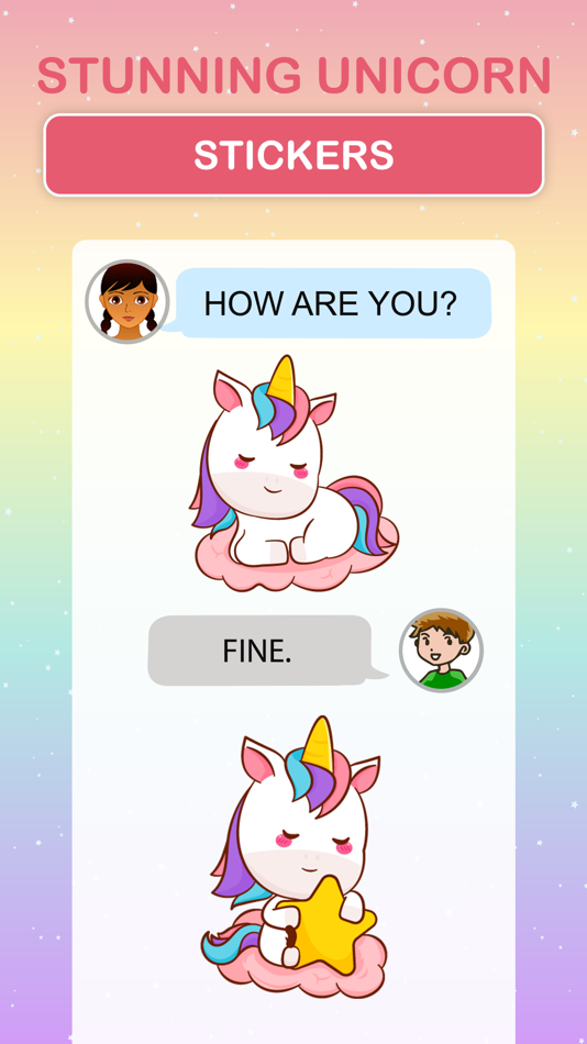 Stunning Unicorn Stickers - 1.2 - (iOS)