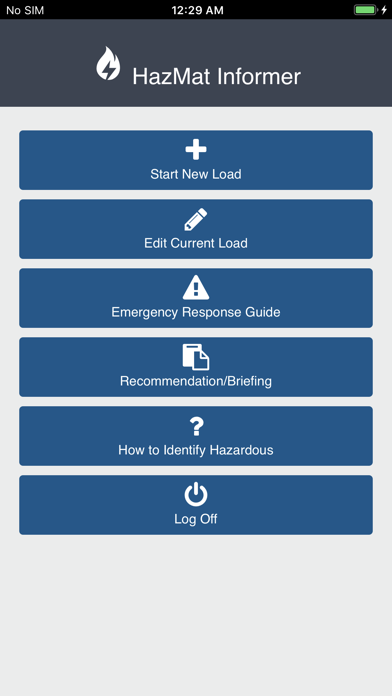 HazMat Informer Screenshot