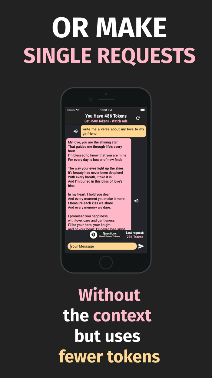 Talk to Chatbot Without Ads
