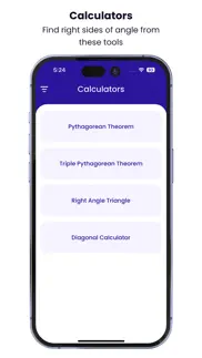 pythagorean theorem calc app iphone screenshot 1