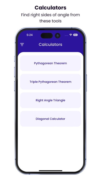 Pythagorean Theorem Calc App