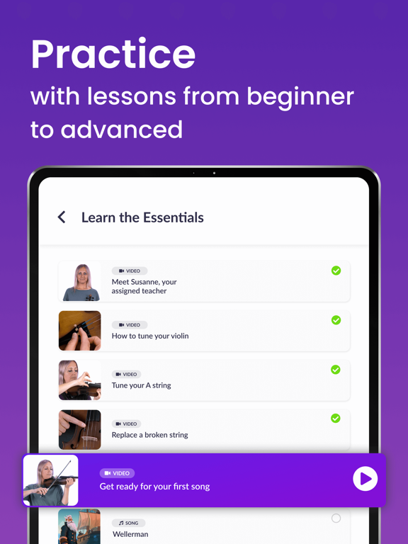 Learn & Play Violin - tonestro iPad screenshot 5 - Music app