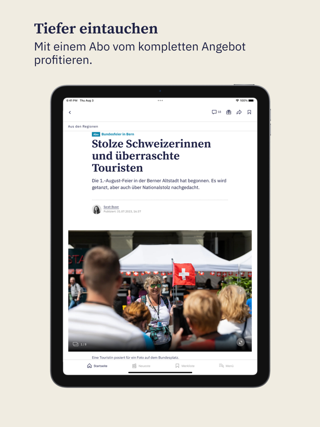 ‎Der Bund Nachrichten Screenshot