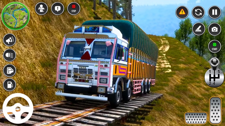 Indian Truck Driving Game Sim screenshot-3
