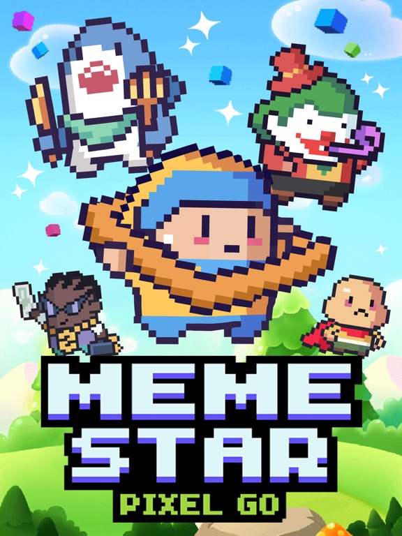 Meme Star:ドット絵RPG-オートバトルのおすすめ画像1