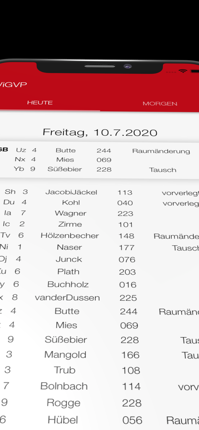 WiGVP - Vertretungsplan