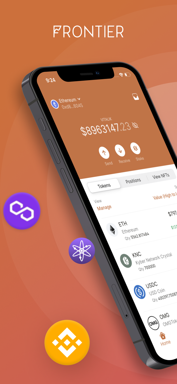 Frontier Crypto and DeFi Wallet