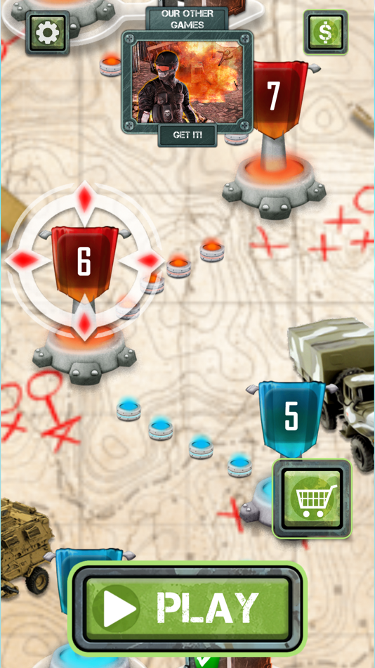 #2. Mortar Clash 3D: Battle Games (iOS) 来自: Matchingham Games