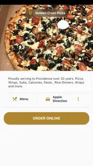 golden crust pizza. iphone screenshot 2