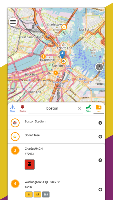 Boston Transit RT (MBTA) Screenshot