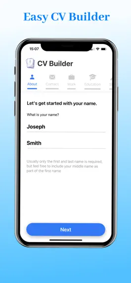 Game screenshot CV Builder - Perfect Resume mod apk