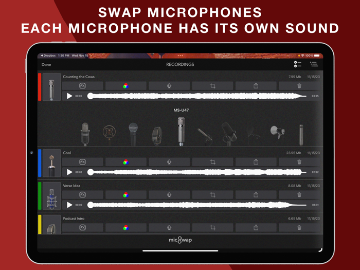 MicSwap Pro 2 Microphone Sound