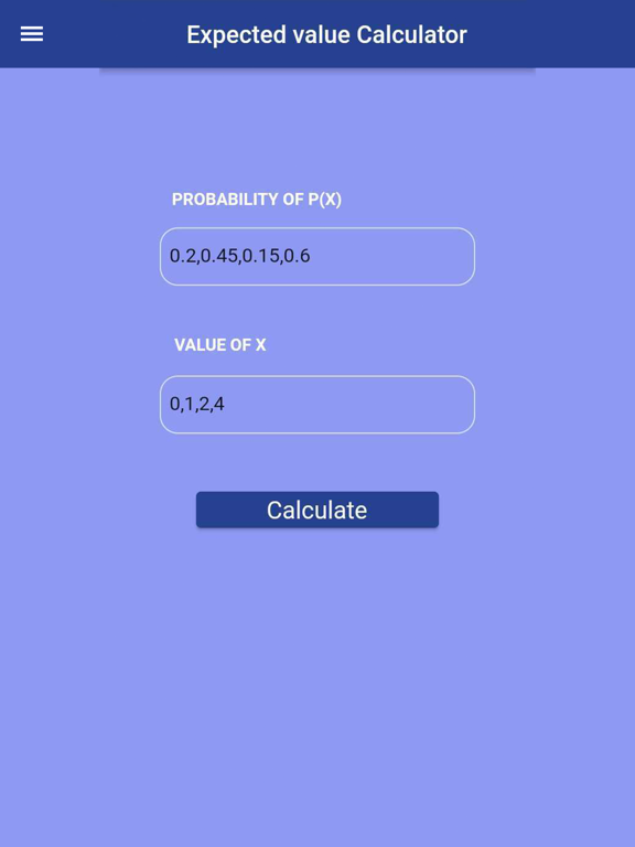 Screenshot #4 pour Expected Value Calculator