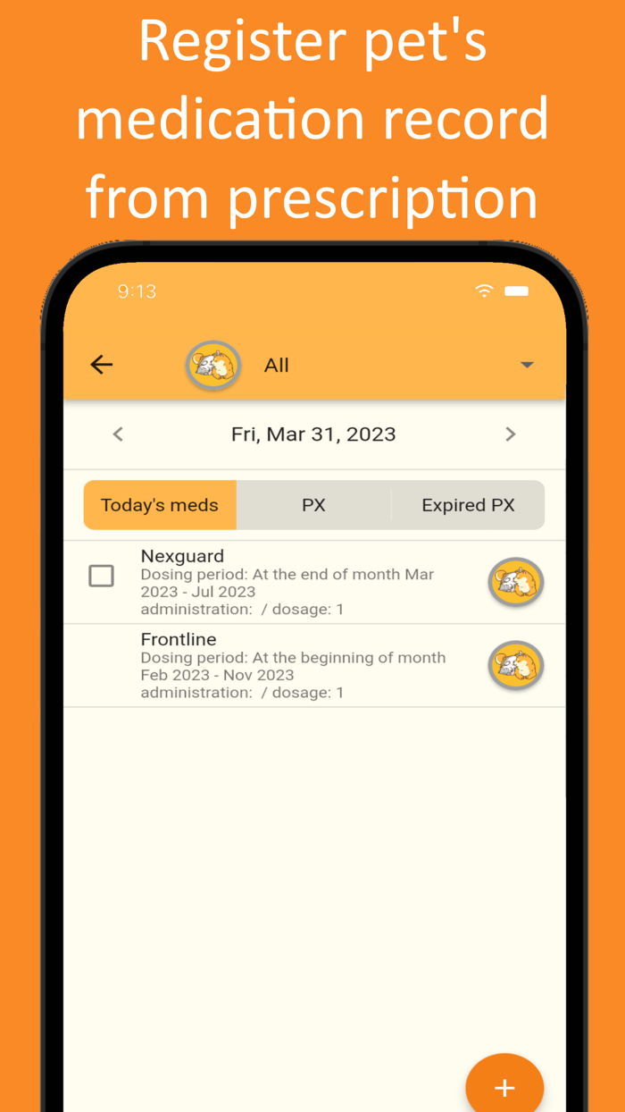 Pet care diary - daily pet log