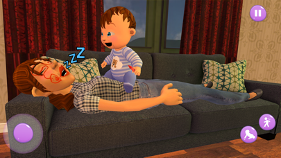 Baby & Babysitter Fun Sim 3D Screenshot