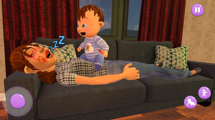 Baby & Babysitter Fun Sim 3D