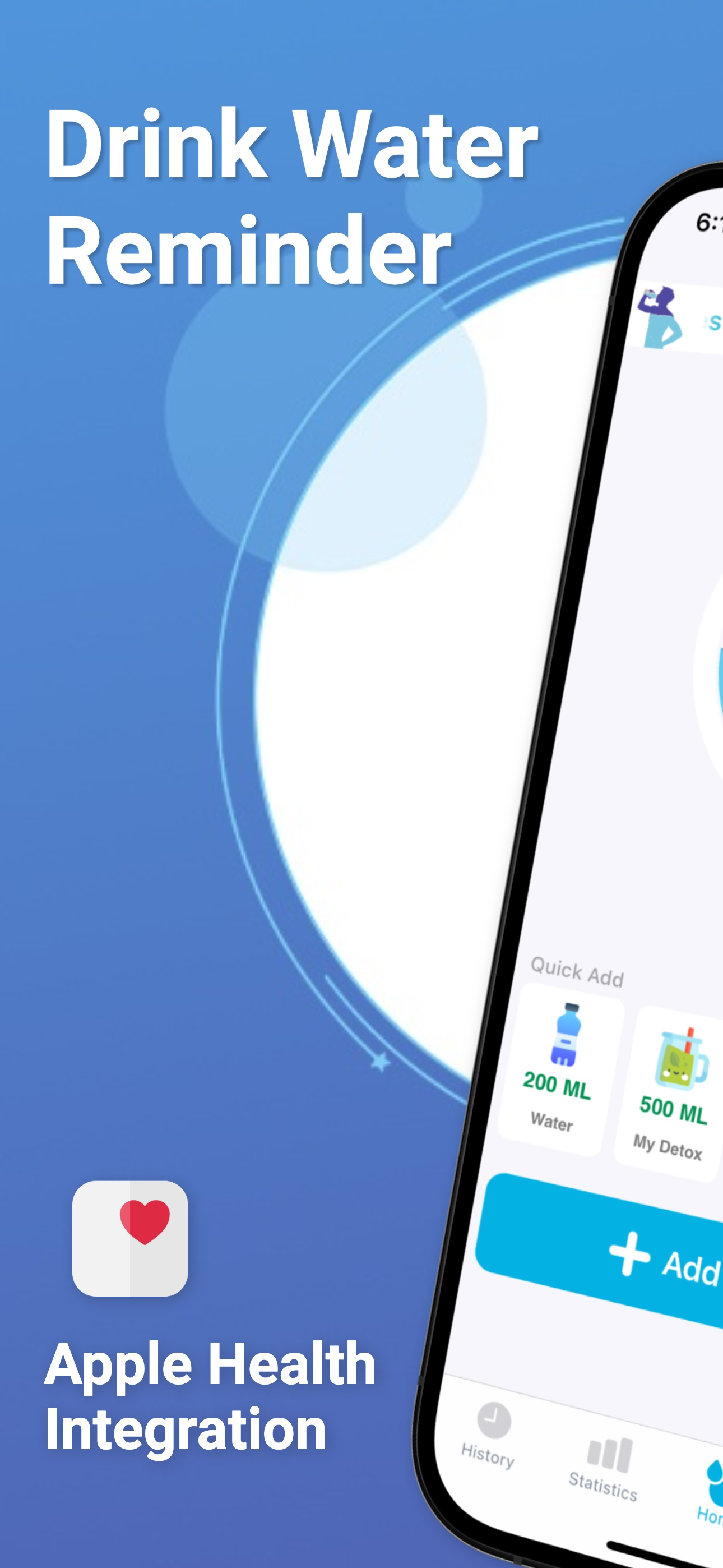 Drink Water Reminder: Tracker